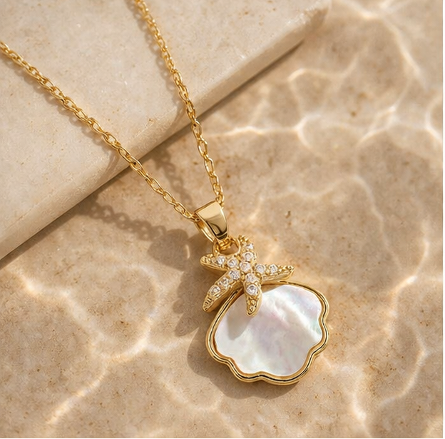 Starfall Shell Necklace